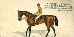 1889 Kinney Brothers Famous English Running Horses (N230) #NNO Ormonde Front